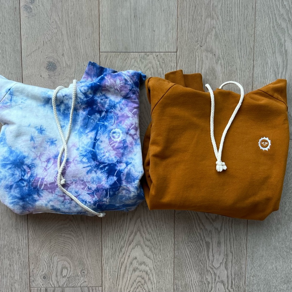 Big Bud Press Tie Dye and Marigold Hoodie Pullover Sweatshirts Size XS - Picture 6 of 6